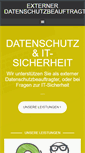 Mobile Screenshot of datenschutz-extern-nrw.de